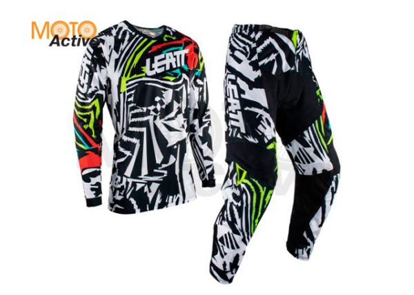 Комплект формы (джерси   штаны) Leatt 3.5 V23 Zebra